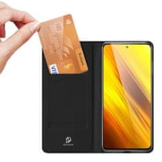 Dux Ducis Skin Pro knjižni usnjeni ovitek za Xiaomi Poco M3 / Redmi 9T, črna