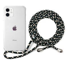 EPICO Nake String Case za iPhone 11, bela/črno bela 42410101000021