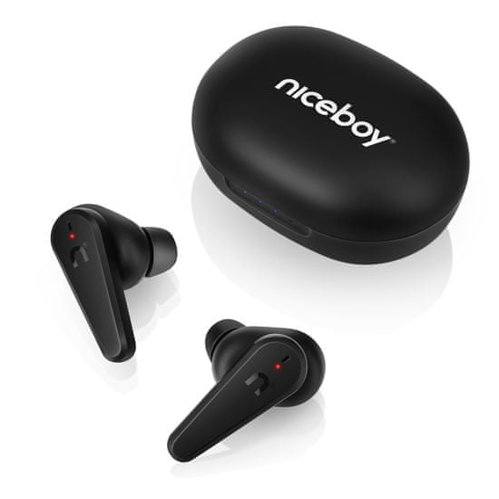Niceboy HIVE Pins 2 ANC brezžične slušalke, črne