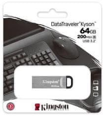 Kingston DataTraveler Kyson USB spominski ključ, 64 GB