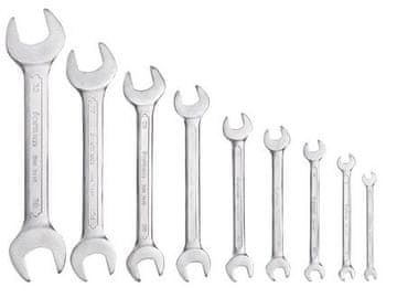 Fortum Ploski ključi (4730101) 9ks, 6x7, 8x9, 10x11, 12x13, 14x17, 18x19, 20x22, 24x27, 30x32mm, 61CrV5