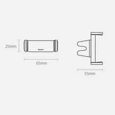BASEUS Steel Cannon avtomobilsko držalo, črna