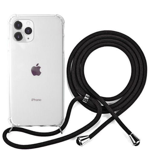 EPICO Nake String Case za iPhone 11 Pro Max, bel/transparenten/črn 42510101300007