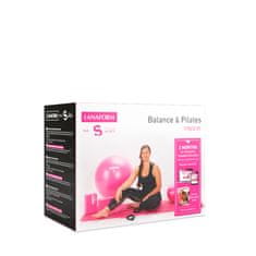 Lanaform Balance & Pilates set pripomočkov za vadbo, 5 kosov, roza