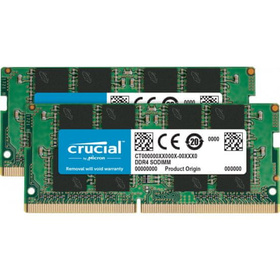 Crucial pomnilnik (RAM), 2 x 8 GB, DDR4, 2666 MT/s, CL19 (CT2K8G4SFRA266)