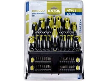 Extol Craft Izvijači s konicami (53146) sada 49ks, CrV