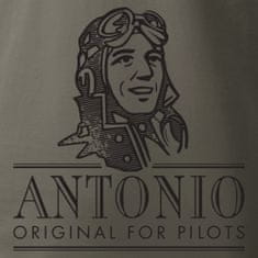 ANTONIO Majica z seksi letalska ženska nose art BOMBS AWAY, S