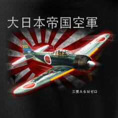 ANTONIO Majica z japonsko letalo MITSHUBISHI A6M ZERO, XXL