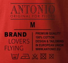 ANTONIO Majica z akrobatskim letalom EXTRA 300 RED, S
