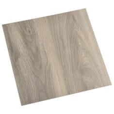 Vidaxl Samolepilne talne plošče 55 kosov PVC 5,11 m2 taupe