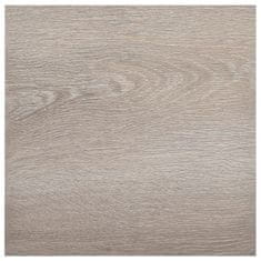 Vidaxl Samolepilne talne plošče 55 kosov PVC 5,11 m2 taupe