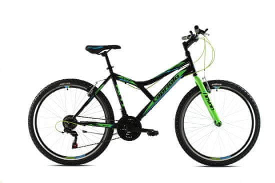 Capriolo MTB Diavolo 600 FS/18HT 19 gorsko kolo, črno-zeleno (920320-19)
