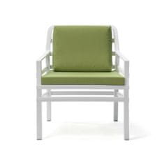 Fernity Fotelj Aria belo / zelen