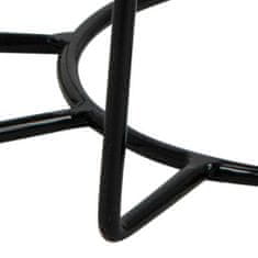 Fernity Casia miza, kristalna plošča, črna podlaga