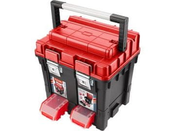 Extol Premium kovček za orodje (8856083) kovček za orodje HD, 450x350x450 mm, AL ročaj, kovinske zaponke