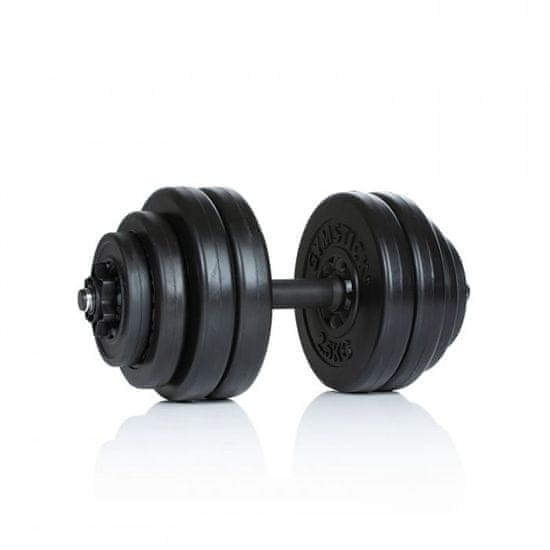 Gymstick Vinyl Dumbell set uteži, 15 kg