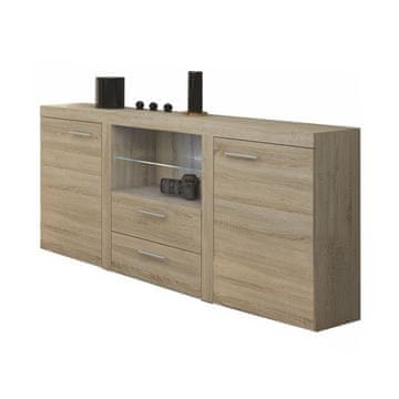 KONDELA Rochester dvovratna komoda