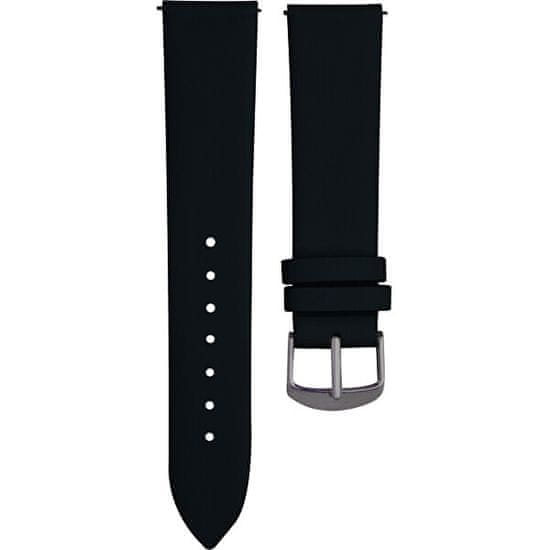 4wrist Leather smooth strap - Black