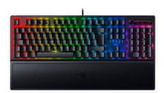 Razer BlackWidow V3 mehanska tipkovnica, Green Switch, črna, UK, SLO gravura