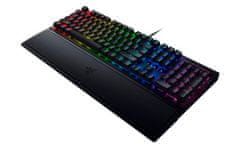 Razer BlackWidow V3 mehanska tipkovnica, Green Switch, črna, UK, SLO gravura