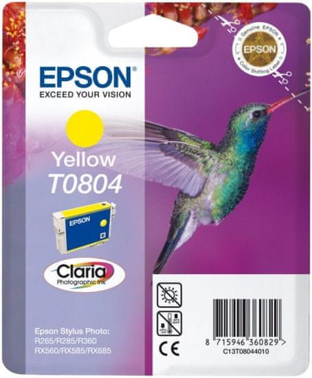 Epson Kartuša T0804 Yellow