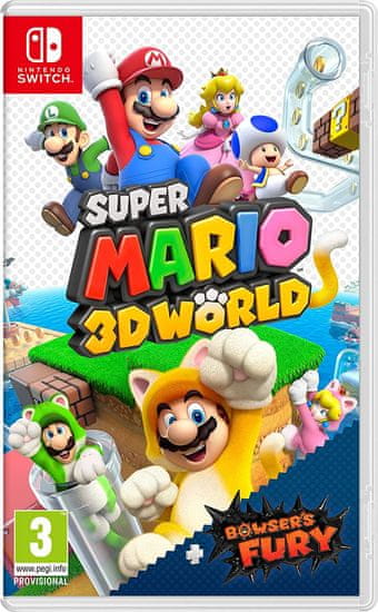 Nintendo Super Mario 3D World + Bowser's Fury igra (Switch)