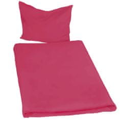 tectake 2 kompleta posteljnega perila 200 × 135 cm, 2-delni Rdeča