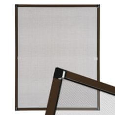 tectake Komarnik za okenski okvir 120 x 140 cm, Rjava