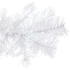 tectake Umetno božično drevesce s kovinskim stojalom 150 cm, 310 konic, bela
