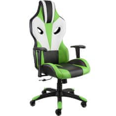 tectake Igralni stol Optimus Črna/zelena/bela
