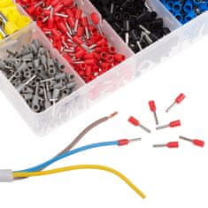 tectake 1.200-delni komplet žičnih objemk za orodje za stiskanje