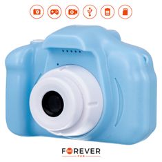 Forever SKC-100 otroški fotoaparat s kamero, moder