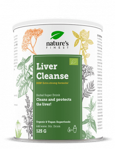 Nature's finest Liver Cleanse Super Drink napitek za čiščenje jeter, pomaranča, 125 g