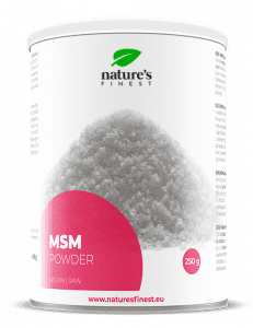Nature's finest metil sulfonil metan (MSM) v prahu, 250 g