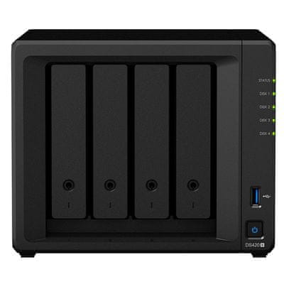 Synology DiskStation DS420+ NAS strežnik, 4 Bay, 2 M.2 reži | mimovrste=)