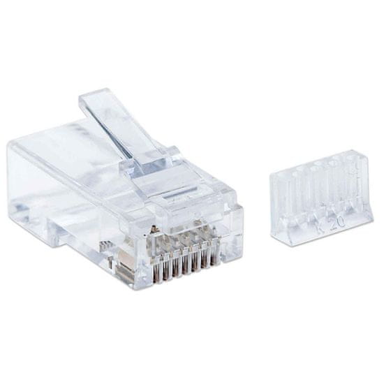 Intellinet RJ45 UTP 3-točkovni modularni konektorji, 90 kosov, Cat6