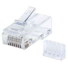 Intellinet RJ45 UTP 3-točkovni modularni konektorji, 90 kosov, Cat6