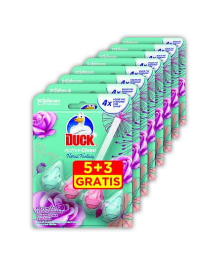 Duck Active Clean WC obešanka, cvetje, 38,6 g, 8/1