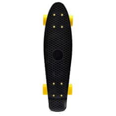 MTR Pennyboard deska 56 cm AL truck, črna-rumena S-099