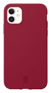  Celullarline Sensation ovitek iPhone 12 Mini, silikonski, rdeč 