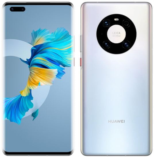 Huawei Mate 40 Pro pametni telefon, 8GB/256GB, srebrn
