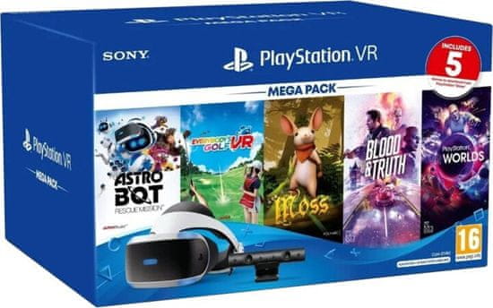 Sony PlayStation VR MK5 Mega Pack 3 komplet za virtualno resničnost