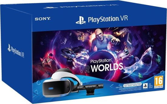 Sony PlayStation VR MK5 + kamera V2 + VR Worlds komplet za virtualno resničnost