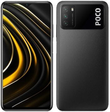 POCO M3 mobilni telefon, 4GB/64GB, črn