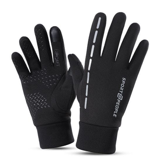 Sport2People zimske športne rokavice, črne
