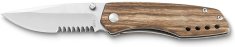 Ausonia zložljiv nož, z lesenim ročajem (26572)