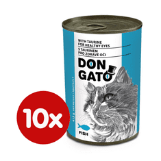 Don Gato konzerva za mačke z ribo, 10x 415 g