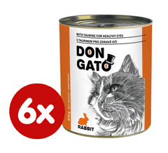 konzerva za mačke DON GATO, zajec, 6x850 g