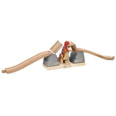 Bigjigs Rail Bigjigs Železniški most s T. rexom