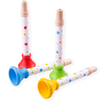 Bigjigs Toys Trobentaste zvezde 1 kos zelena